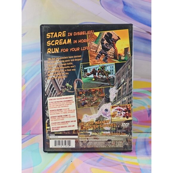 War of the Monsters (Sony PlayStation 2, 2003) No Poster - Picture 2 of 3